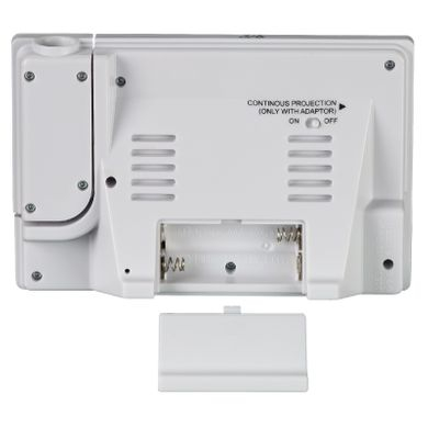 Часы проекционные Explore Scientific Slim Projection RC Dual Alarm White (RDP1003GYELC2) - 4