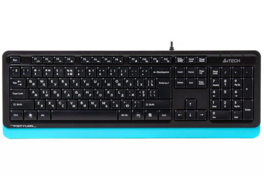 Клавіатура A4Tech FK10 Black/Blue USB - 1