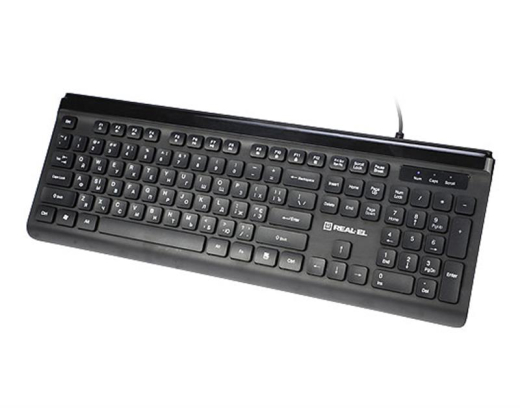 Клавіатура REAL-EL Comfort 7085 Black USB грн - 2