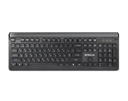 Клавіатура REAL-EL Comfort 7085 Black USB грн - 3