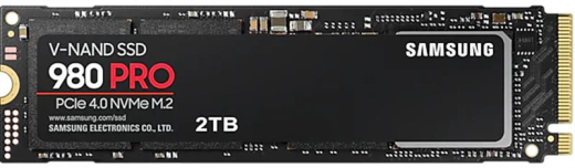 SSD-накопитель 2ТB Samsung 980 PRO M.2 PCIe 4.0 x4 NVMe V-NAND MLC (MZ-V8P2T0BW) - 1