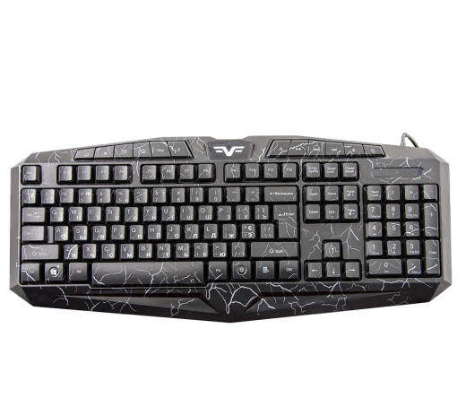 Клавіатура Frime Magma Black USB RUS/UKR (FLK19500) - 4