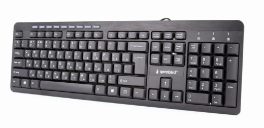 Клавіатура Gembird KB-UM-106-UA Black USB UKR - 3