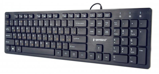 Клавиатура Gembird KB-MCH-03-UA Black USB UKR - 1