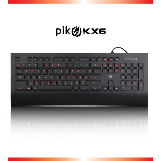 Клавіатура Piko KX6 Black (1283126489556) USB - 1