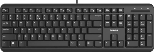 Клавіатура Canyon CNS-HKB02-RU Black USB - 1