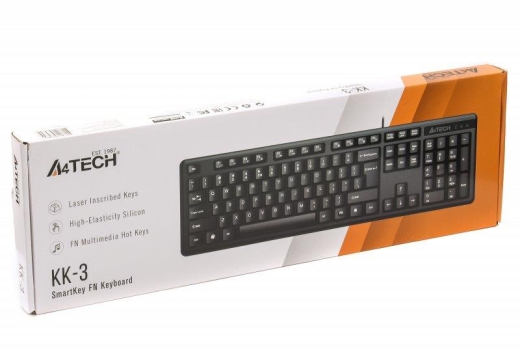 Клавиатура A4Tech KK-3 Black USB - 5