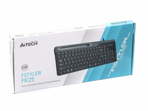 Клавіатура A4Tech Fstyler FK25 Black USB - 5