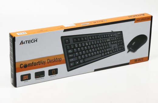 Комплект (клавиатура, мышь) A4Tech KR-8572 Black USB - 3