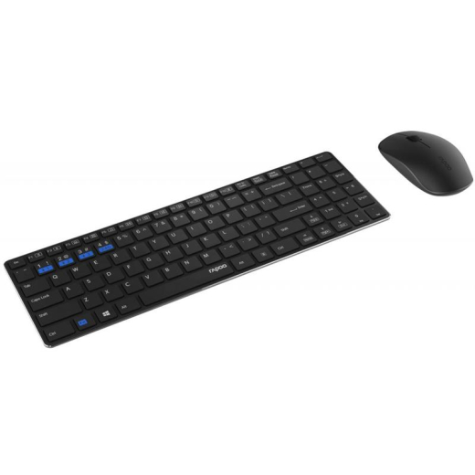 Комплект (клавиатура, мышь) Rapoo 9300M Wireless Black - 4