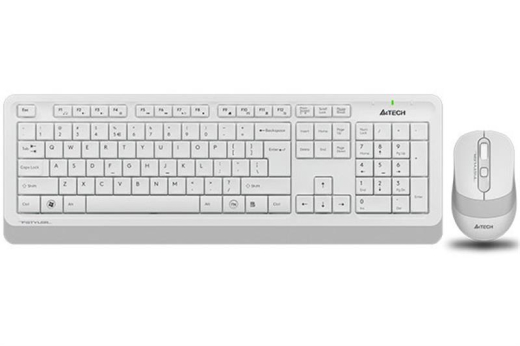 Комплект (клавіатура, миша) бездротовий A4Tech Bloody FG1010 White USB - 1