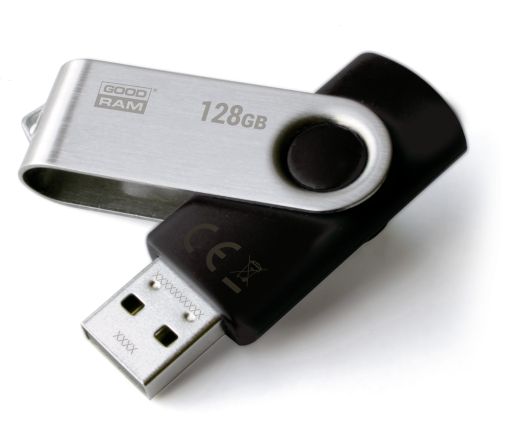 Флеш-накопитель USB 128GB GOODRAM UTS2 (Twister) Black (UTS2-1280K0R11) - 1