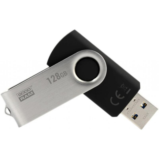 Флеш-накопитель USB3.0 128GB GOODRAM UTS3 (Twister) Black (UTS3-1280K0R11) - 2