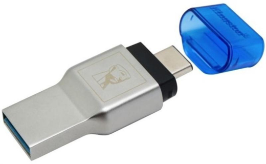 Картридер Kingston MobileLite Duo 3C Dual Interface USB3.1 Type-A, Type-C, microSD FCR-ML3C - 3