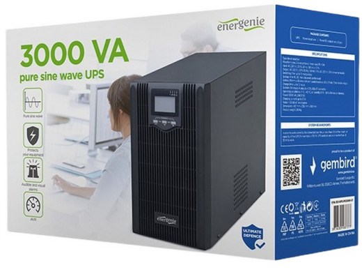 ДБЖ EnerGenie EG-UPS-PS3000-01 3000VA - 4