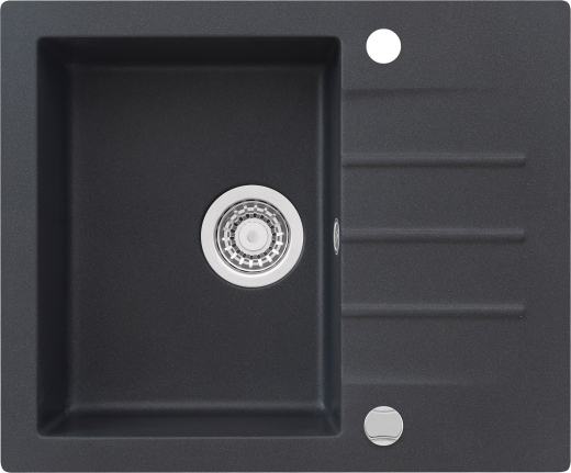 Кухонная мойка Kernau KGSA 4560 1B1D Black Metallic - 1