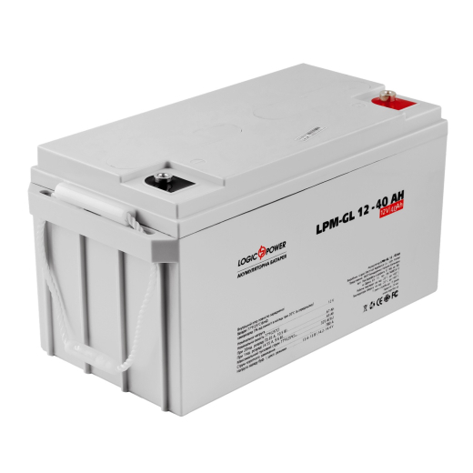 Аккумуляторная батарея LogicPower 12V 40AH (LPM-GL 12 - 40 AH) GEL - 2