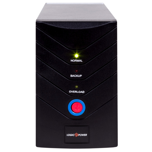 ДБЖ LogicPower LP-1400VA, Lin.int., AVR, 2 x євро, метал - 1