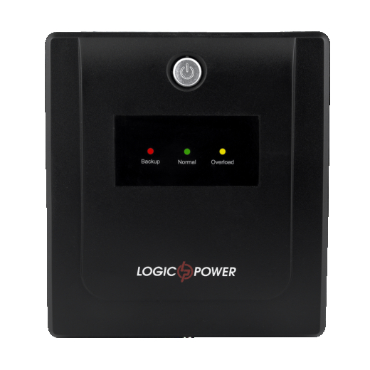 ИБП LogicPower LPM-U850VA-P, Lin.int., AVR, 2 х евро, USB, LED, пластик - 1