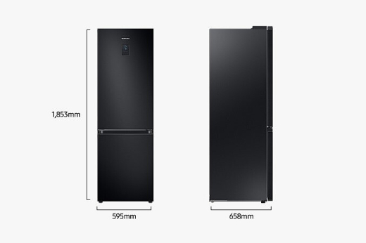 Холодильник с морозильной камерой Samsung RB34T672DBN - 4