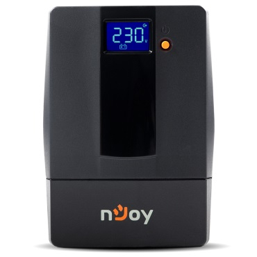 ИБП NJOY Horus Plus 800 (PWUP-LI080H1-AZ01B) Lin.int., AVR, 2 x евро, USB, LCD, пластик - 1