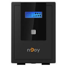 ИБП NJOY Cadu 650 (UPCMTLS665TCAAZ01B), Lin.int., AVR, 2 x Schuko, USB, LCD, пластик - 1