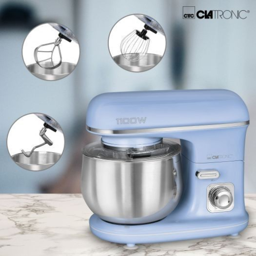 Кухонний комбайн Clatronic KM 3711 1100 Вт синій - 2
