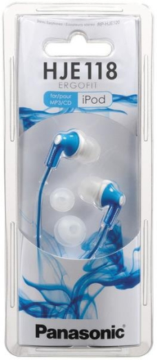 Навушники без мікрофона Panasonic RP-HJE118GU-A Blue - 2