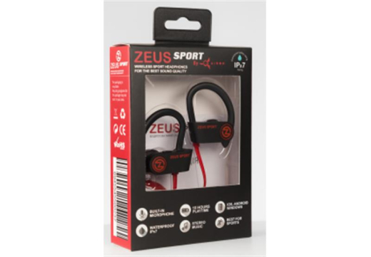 Наушники AirOn Zeus Sport Black/Red (6945545500230) - 5