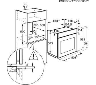Вбудована духова шафа Electrolux SteamBake EOD6C77WX - 8