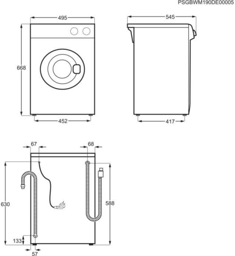 Стиральная машина Electrolux EWC1351 - 4