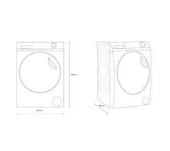 Пральна машина автоматична Haier HW80-B14979 - 9