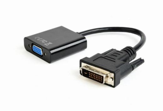Адаптер Cablexpert DVI - VGA Black (AB-DVID-VGAF-01) - 1