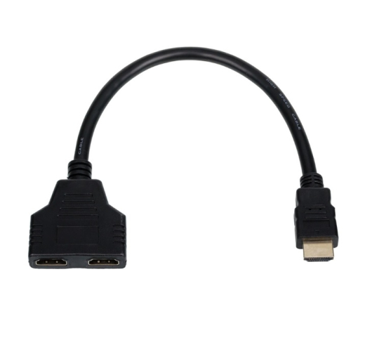 Разветвитель ATcom HDMI - 2HDMI Black (10901) - 1