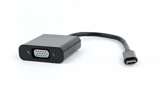 Адаптер Cablexpert USB-C - VGA Black (AB-CM-VGAF-01) - 1