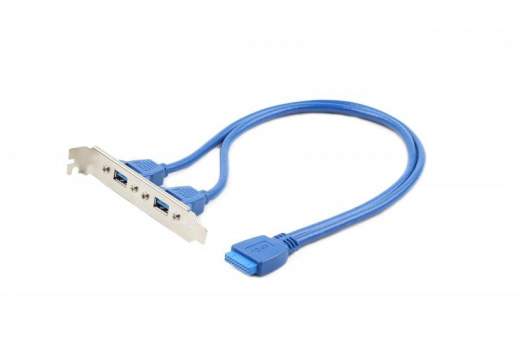 Адаптер Cablexpert USB 20-pin - Type-A 0.4m (CC-USB3-RECEPTACLE) - 1