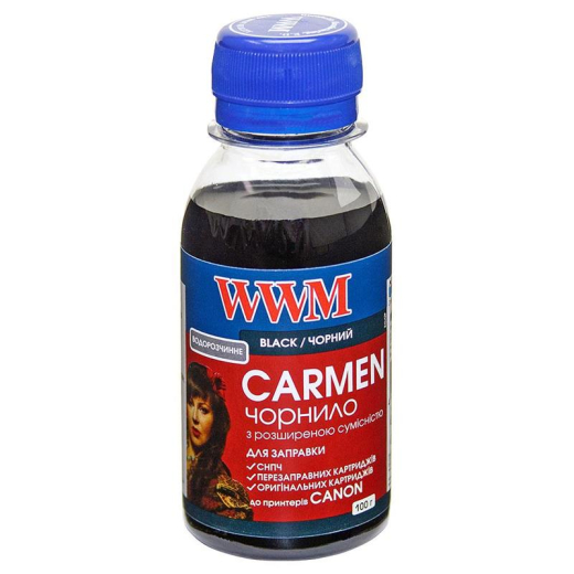 Чорнило WWM Canon Universal Carmen Black (CU/B-2) 100г - 1