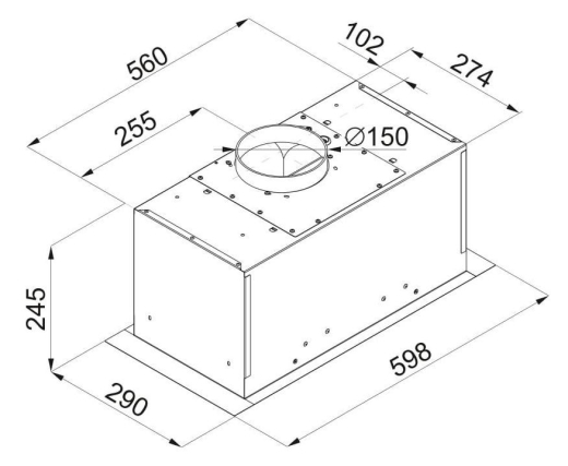 Витяжка Globalo Viledo 60.1 Black - 4
