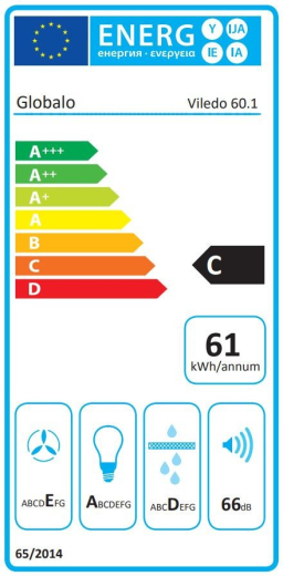 Витяжка Globalo Viledo 60.1 Black - 5