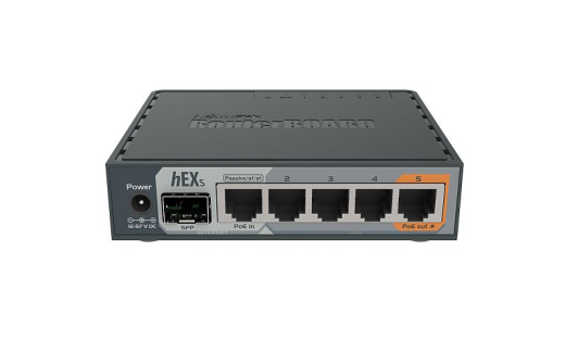 Маршрутизатор (роутер) Mikrotik hEX S (RB760IGS) - 1