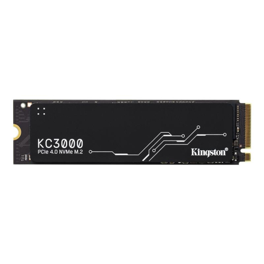 SSD накопитель Kingston SSD KC3000 512GB M.2 2280 NVMe PCIe Gen 4.0 x4 3D TLC NAND (SKC3000S/512G) - 1
