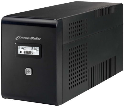 Лінійно-інтерактивне ДБЖ PowerWalker VI 1500 LCD FR (10120046) - 1