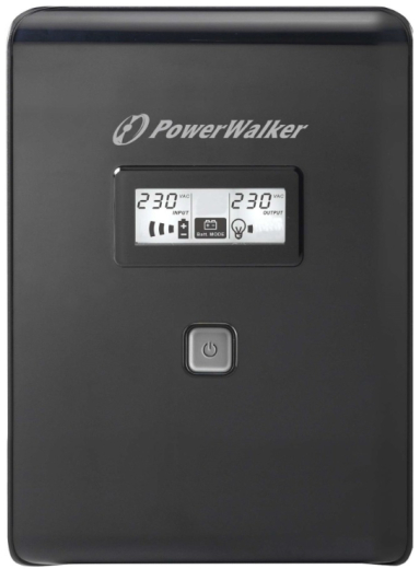 Лінійно-інтерактивне ДБЖ PowerWalker VI 1500 LCD FR (10120046) - 2