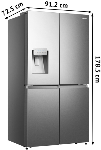 Холодильник із морозильною камерою HISENSE RQ760N4AIF - 10
