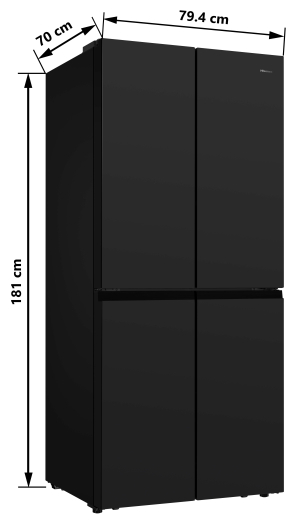 Холодильник з морозильною камерою HISENSE RQ563N4GB1 - 6