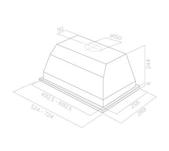 Витяжка Elica ELIBLOC HT GR/A/60 - 4