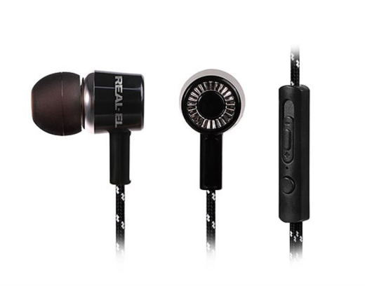 Навушники з мікрофоном REAL-EL Z-1755 black-white (EL124100020) - 1