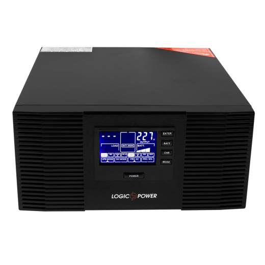 ИБП LogicPower LPM-PSW-1500VA (1050 Вт), Lin.int., AVR, 2 x евро, металл - 3