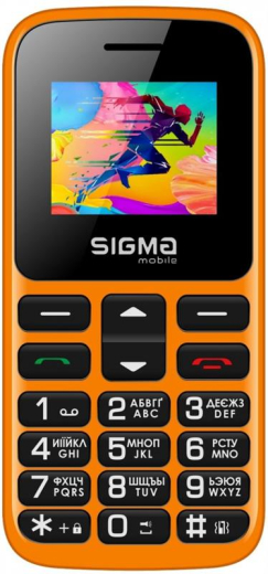 Мобільний телефон Sigma mobile Comfort 50 HIT Black-Orange - 1