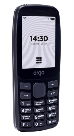 Мобильный телефон ERGO B241 Black - 3